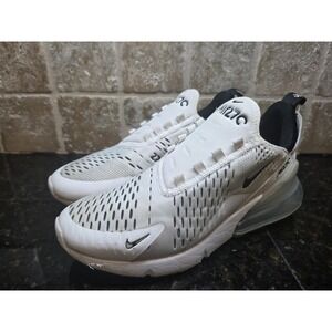 Nike Air Max 270 Men's Size 7.5 Black White Running Shoes AH8050 100 AM270